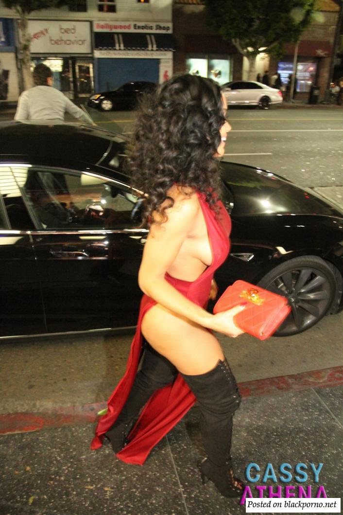 Rosa Acosta Red Dress1