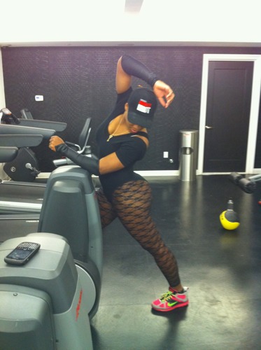 Serena Williams Gym Time