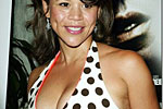 Rosie Perez polka dot top