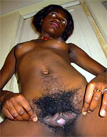 Very Hairy Black Pussy